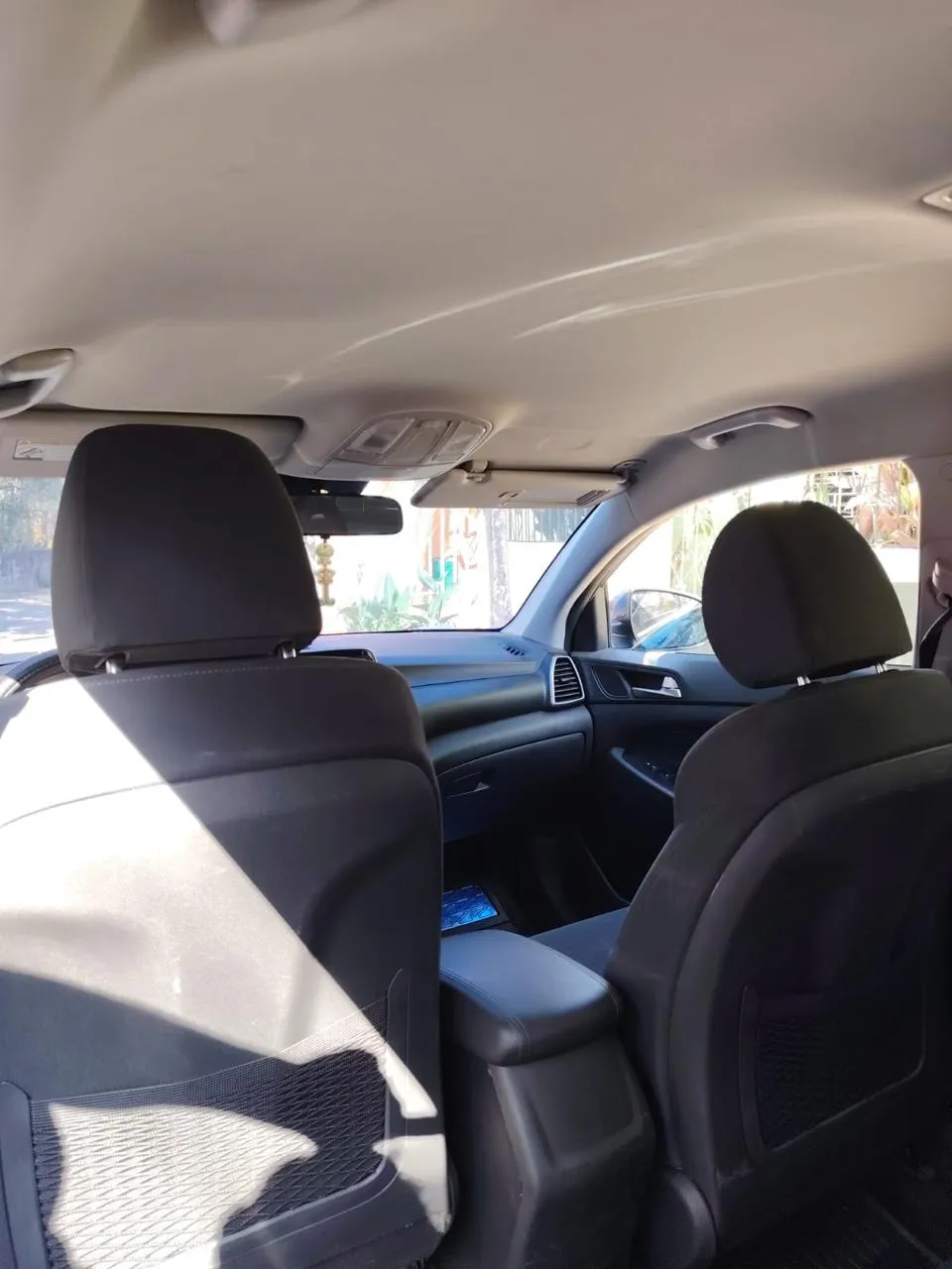 Interior de cuero del Hyundai Tucson